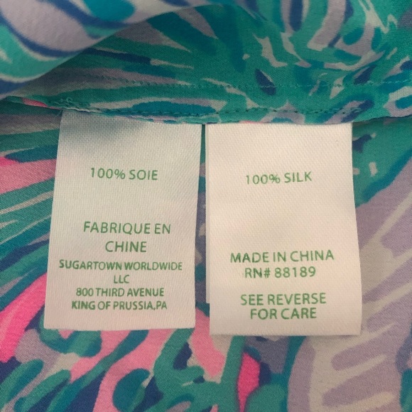 Lilly Pulitzer Elsa Top In Full Bloom - Picture 5 of 8